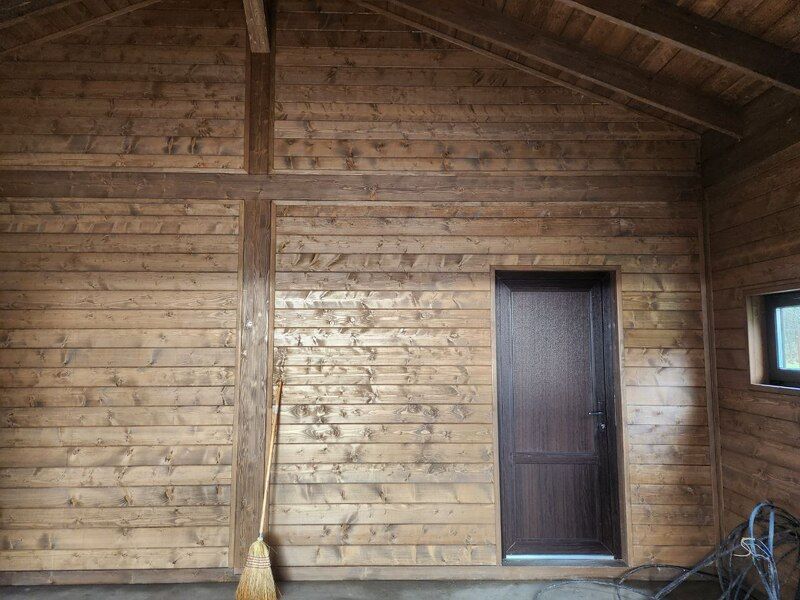 Навес для машин с хозблоком КРОНВЕРК 