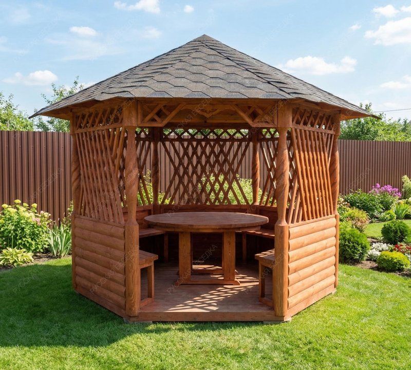 Восьмигранная беседка ВДОХНОВЕНИЕ