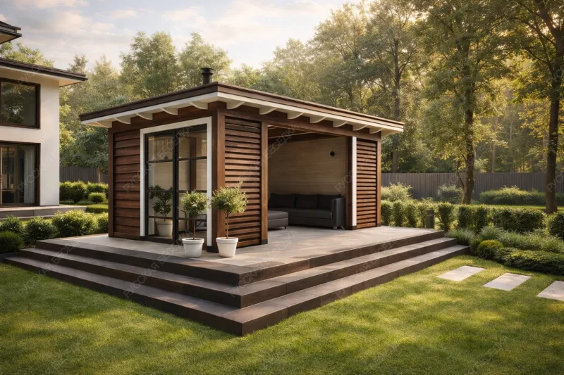 Прямоугольная беседка Оратория