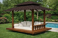 Беседка-бунгало с кроватью Нега-люкс