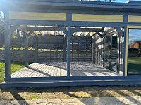 Застекленная беседка ЛЮМИНА