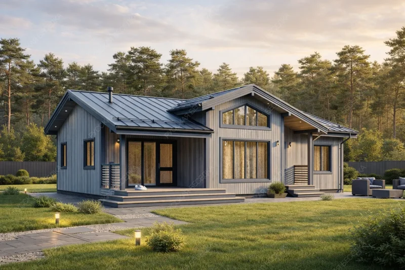 Садовый дом Мансарда