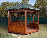 Восьмигранная беседка Садовая