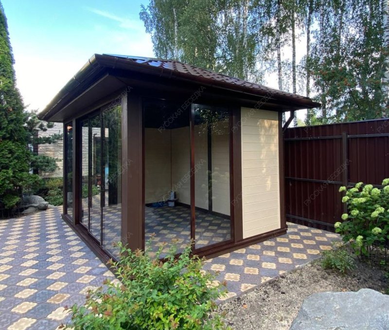 Застекленная беседка ПОЛИЯ