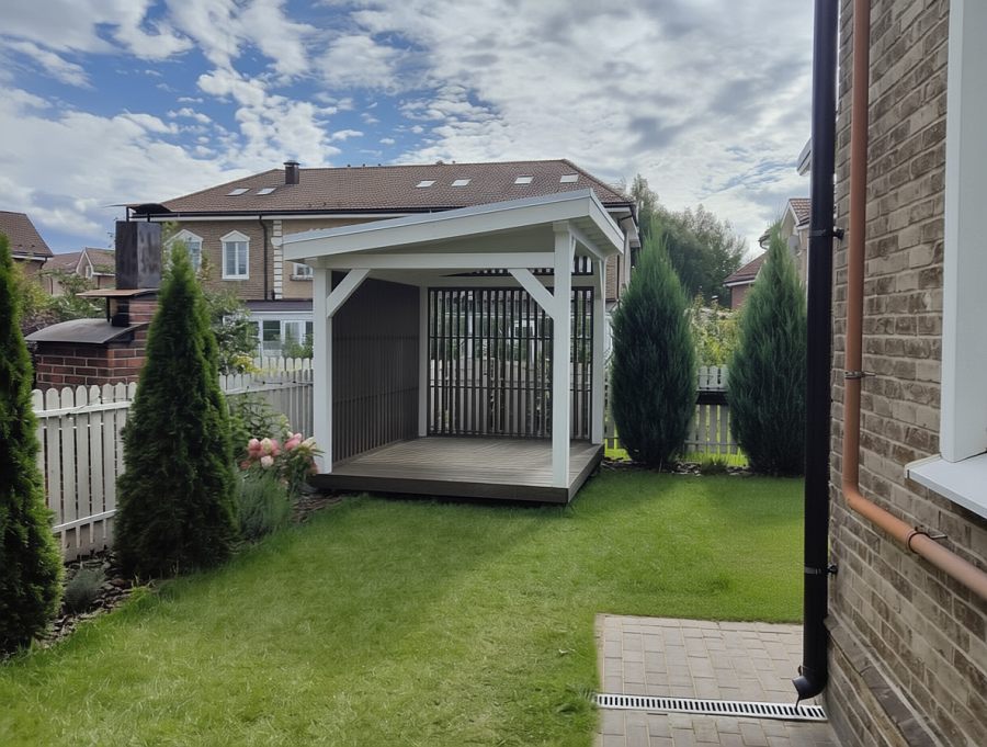 Прямоугольная беседка ФЛОА