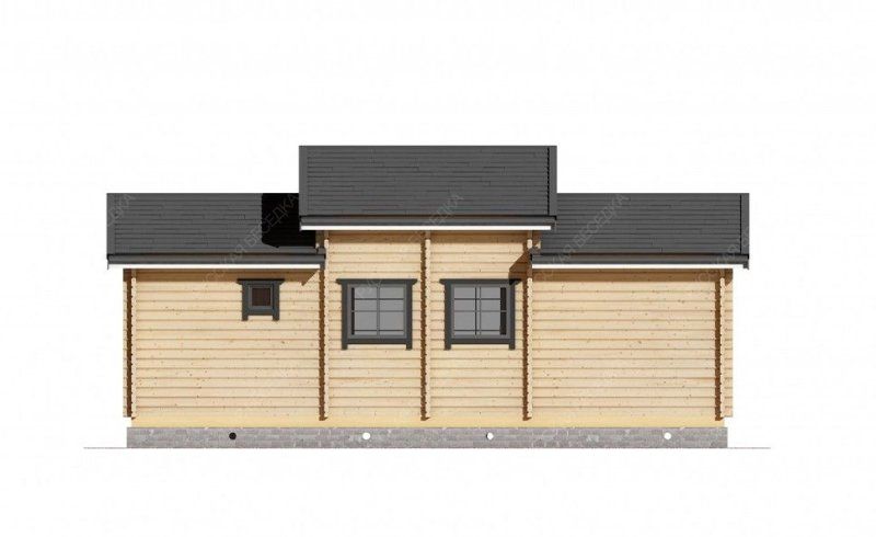 Гостевые дома из мини-бруса ДГ-40