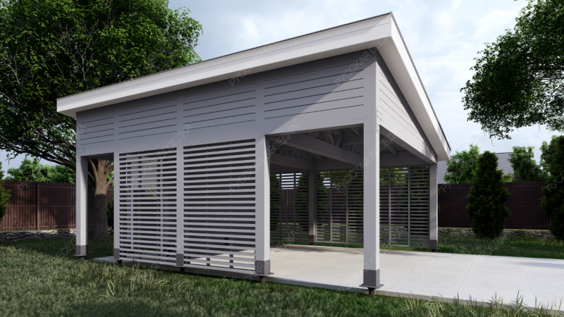 Навес односкатный ДИЖОН