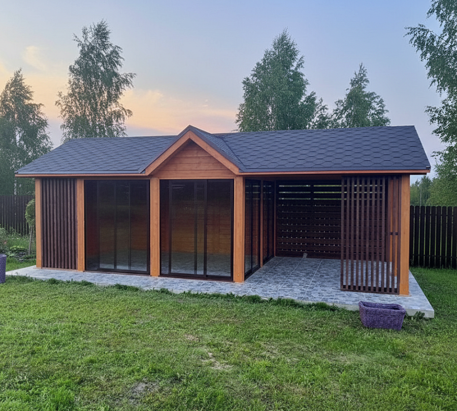 Закрытая беседка ШАЛЕ 2 Лайт