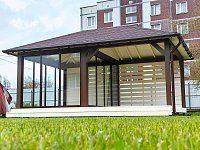 Застекленная беседка МОНБЛАН