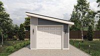 Односкатный гараж на 1 авто Муравьево