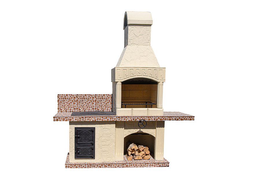 Печь № 15 — Барбекю с печью под казан