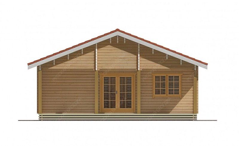 Гостевые дома из мини-бруса ДГ-09