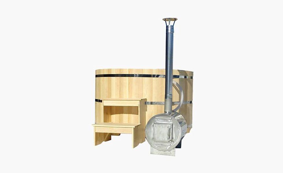 Фурако круглая с внутренней печью Kupel1 кедр 1.8х1.8х1.2