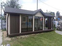 Закрытая беседка ШАЛЕ 2А 3,5х7,3