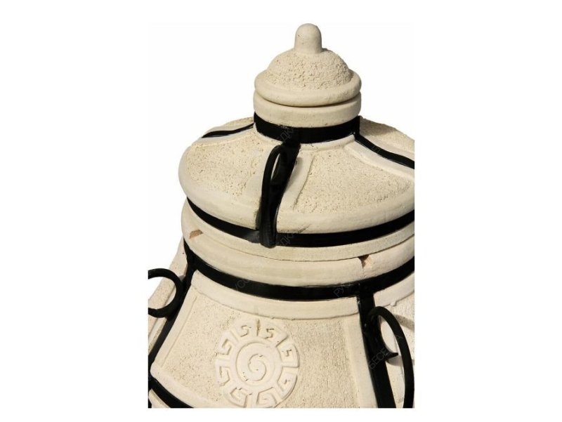 Тандыр керамический Амфора Аладдин Mini с откидной крышкой /стойка и подставка в комплекте