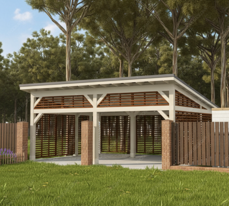 Навес односкатный СОКОЛ