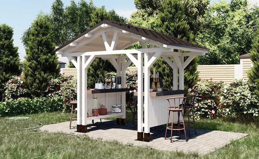 Навес для мангала и барбекю Суханово