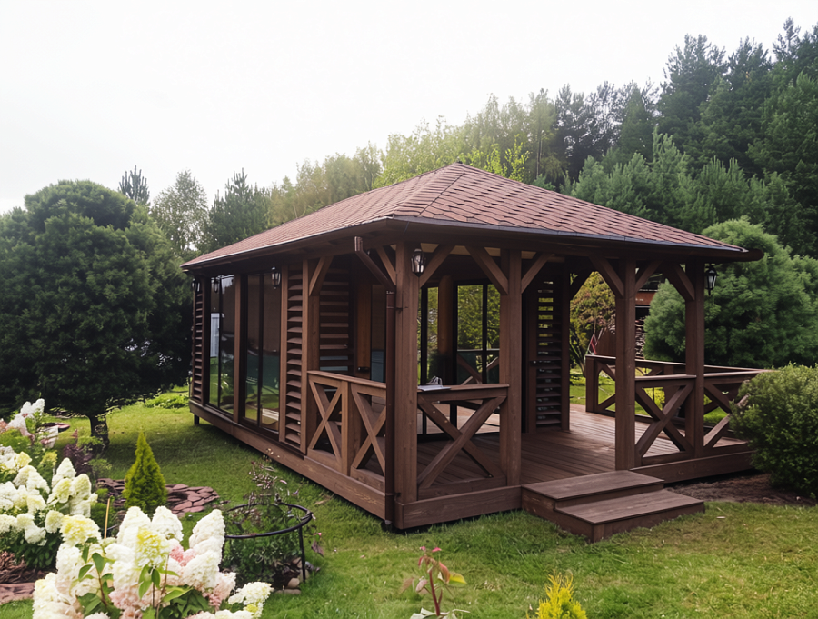 Застекленная беседка КАННА
