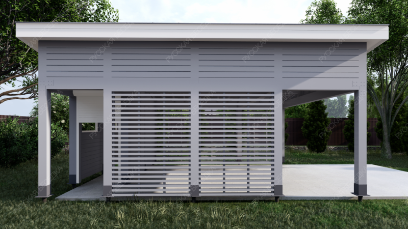 Навес односкатный ДИЖОН